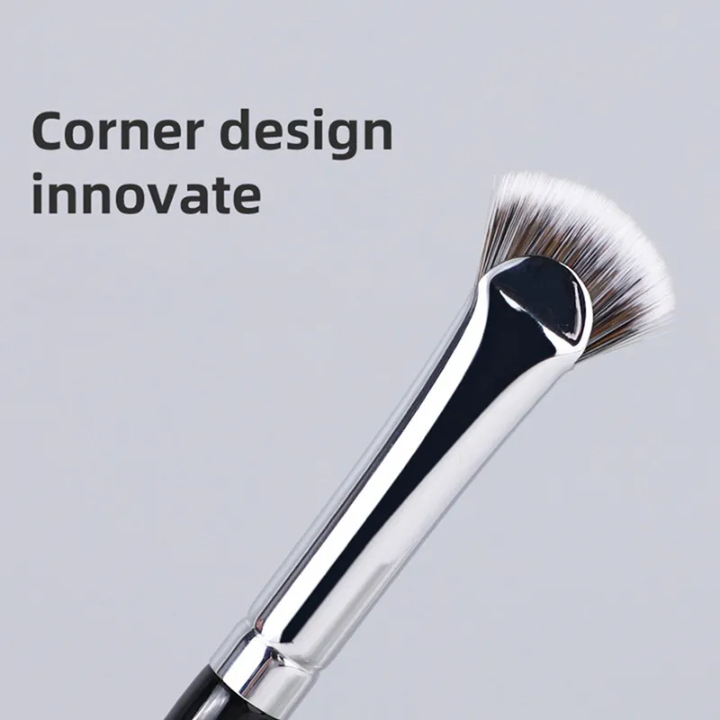 Nuovo pennello per ciglia a forma di ventaglio morbido senza spargimento bellezza professionale ciglia pennelli per trucco mascara evidenziatore polvere strumento sbavature — image 5