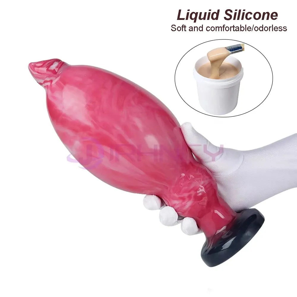 Dog Dildos Inflatable Anal Plug BDSM 18+ Sex Toys for Women Vaginal/anal Dilation G-spot Prostate Massage Silicone Buttplug — image 3