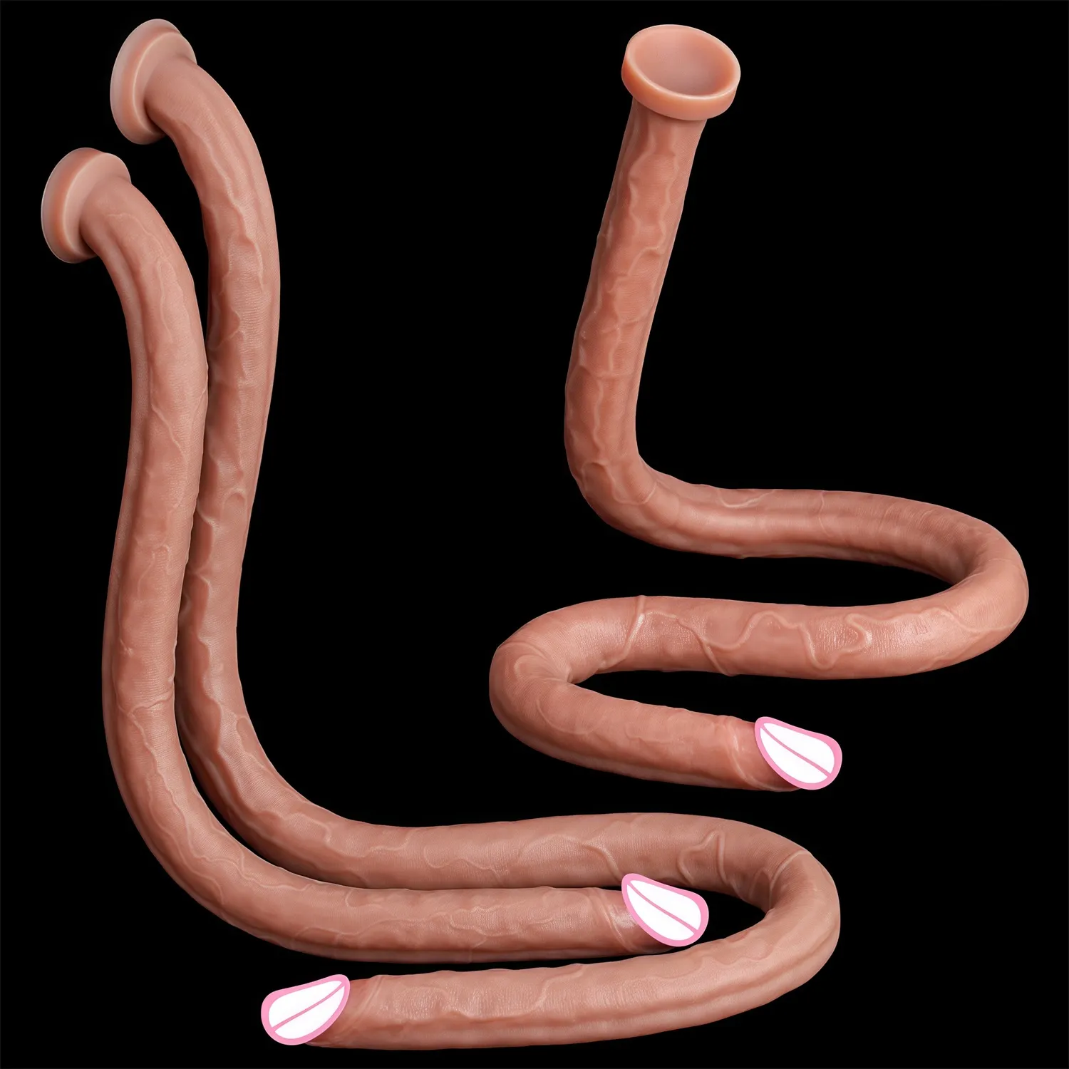 Extra Long Realistic Dildos G-Spot Stimulation Deep Touch Penis Vagina Anal Massage Penetration Dick Sex Toys for Women and Men — image 1