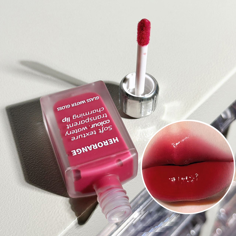 Lekki, szklany lakier do ust - Formuła nawilżająca i lustrzany połysk; Odporny na rozmazywanie, długotrwały i rozjaśniający skórę