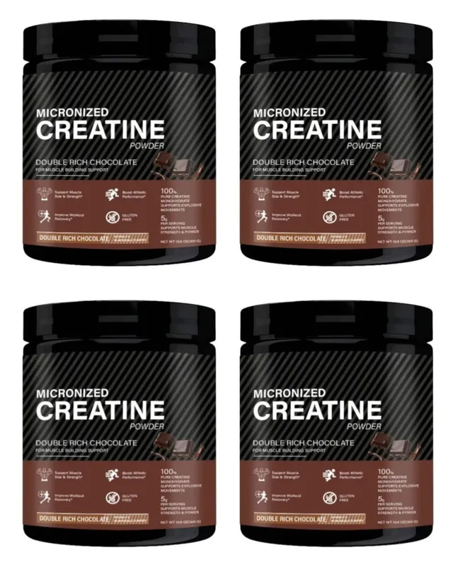 Creatine Monohydrate Powder 10.6 OZ Chocolate Flavor Sports Nutrition Support Athletic Performance Post‑Workout Muscle Recovery — image 10