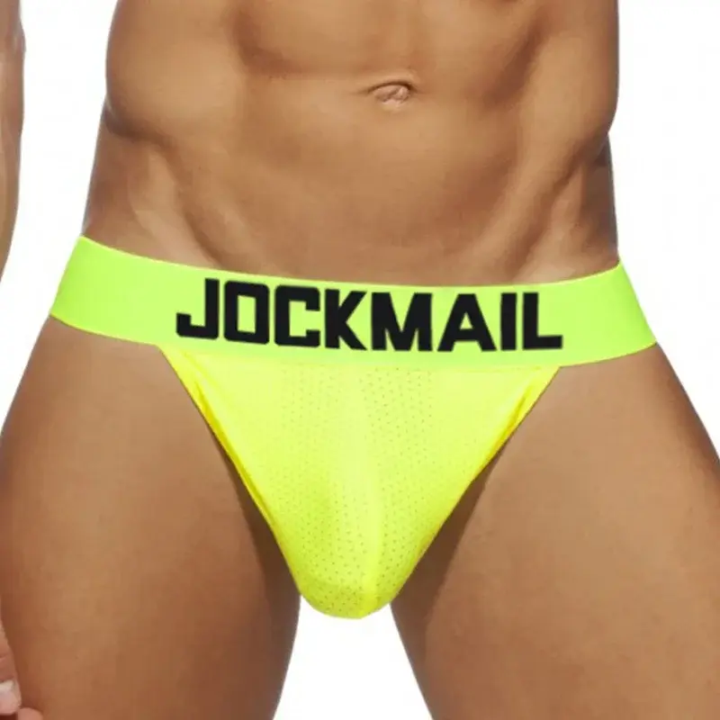 Herrkalsongerkalsonger Kalsonger Nylon Mesh Quick Dry Herr Jockstrap Bikini Slip Tanga-shorts för män eller Simbadbyxor — image 11