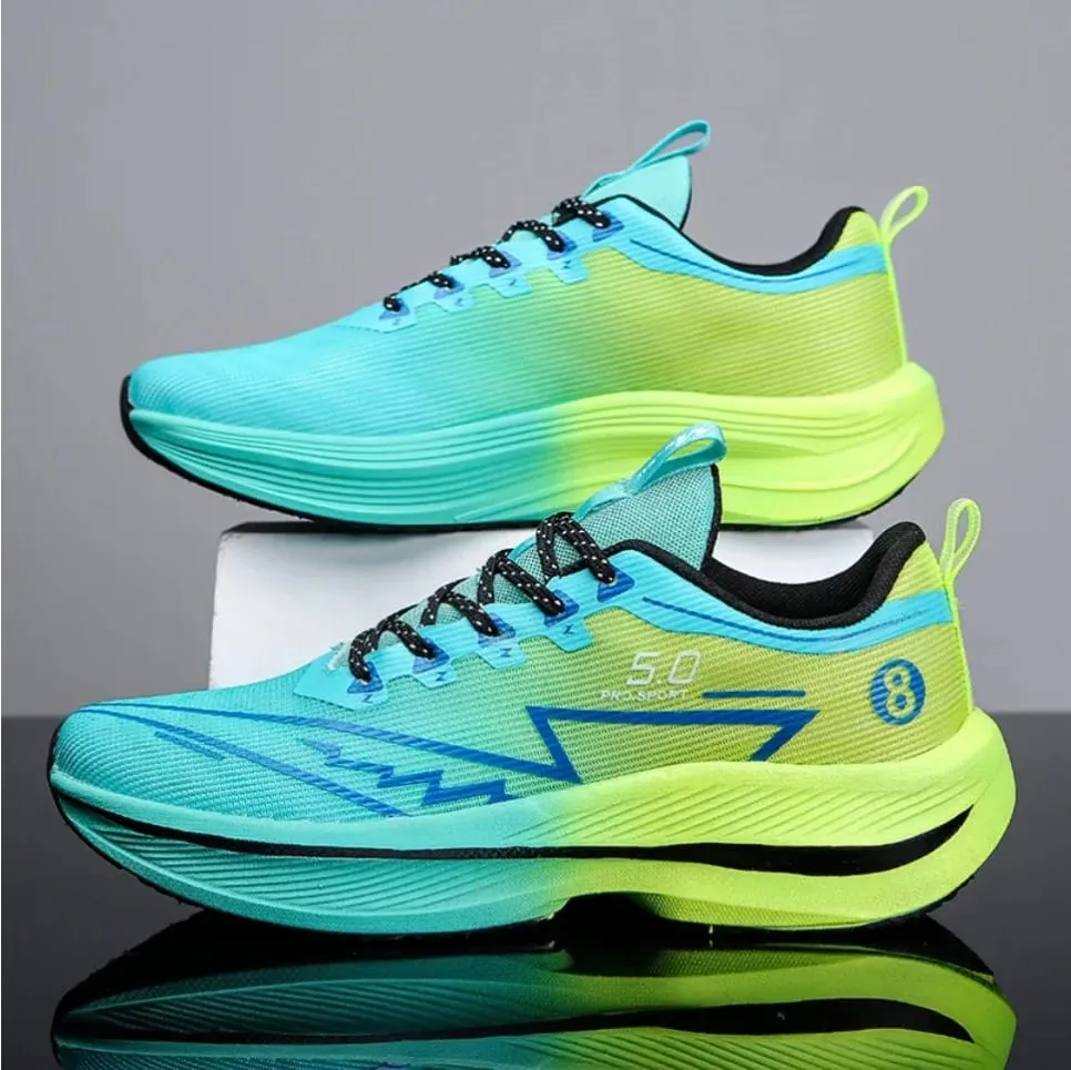 Brand Men's Carbon Plate Running Shoes Soft Cushion Shock Absorbing Sports Shoes Unisex Sneakers Light Anti-Slip Training Shoes — image 2