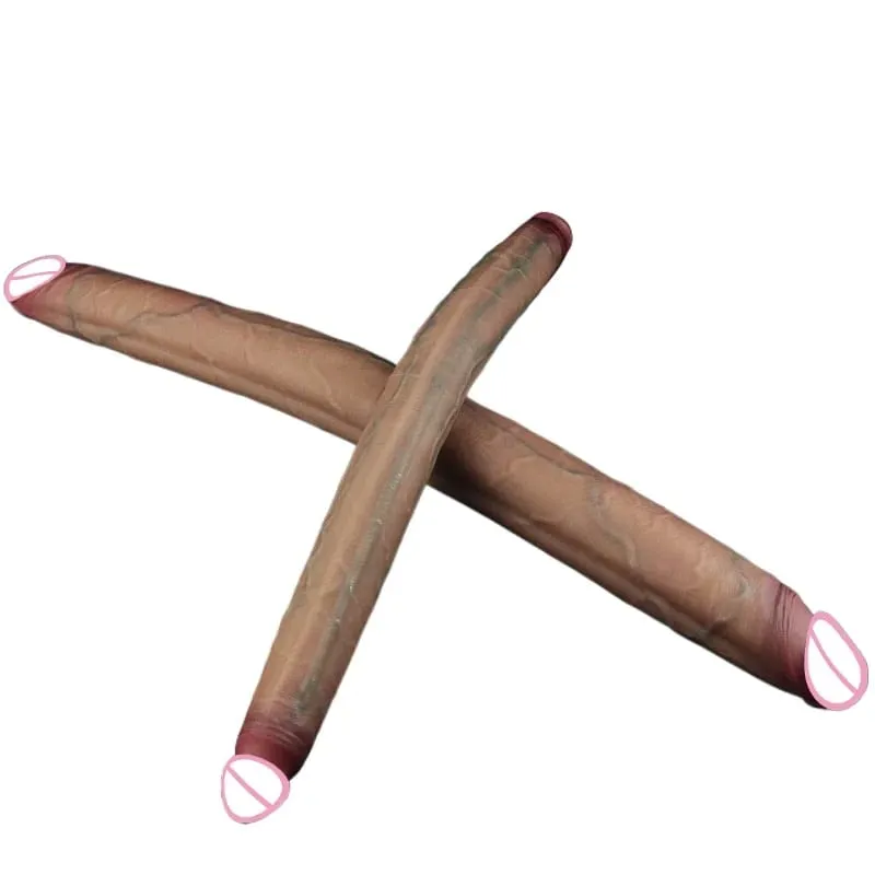 Silicone Double Ended Dildos Super Long Penis Vaginal G-spot Massage Orgasm Lesbian Masturbator anal plug Butt Plug Sex Toys — image 1