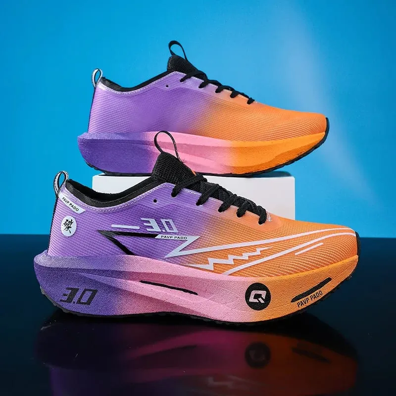 Comfortable Men Running Shoes Marathon Carbon Board Speciality Sports Men's Sneakers Breathable Women Walking Athletic Sneakers — image 4