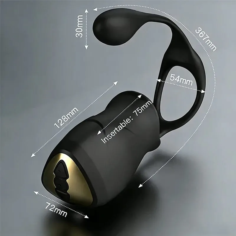 Glans Exerciser Vibrating Electric Shock Masturbator for Men Delay Endurance Training Penis Glans Trainer Male Sex Toys — image 8