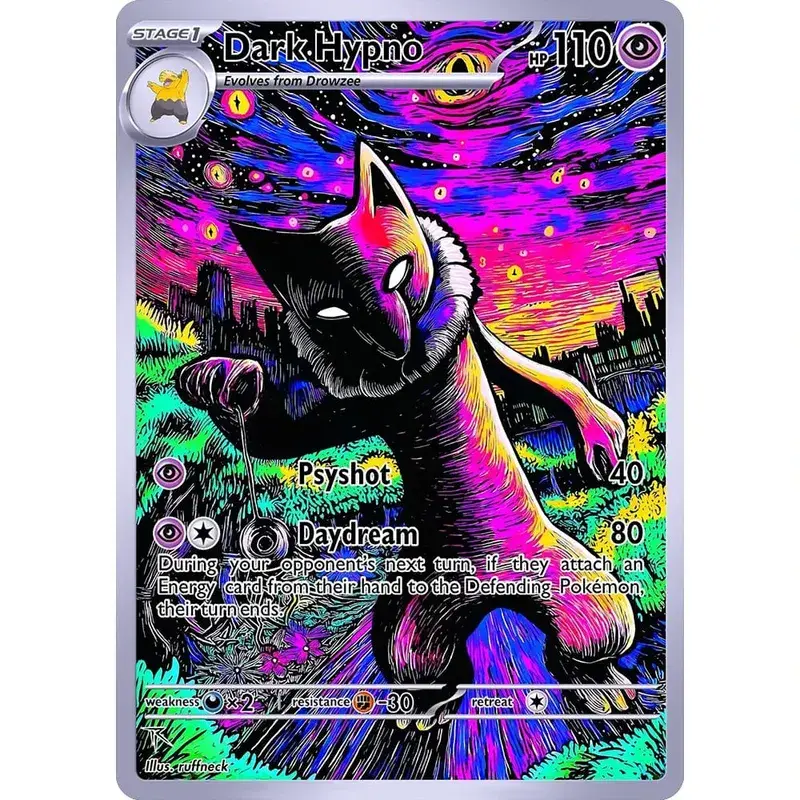 DIY kolekce karet DRAGONITE Self Made Single Card Classic Game Anime Card Dárková hračka