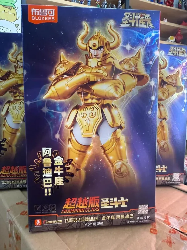 In Stock BLOKEES Saint Seiya CLASSIC CLASS Gold Saint Virgo Shaka Pisces Aphrodite Andromeda Cygnus EX Gold Assembled Model Toys — image 9