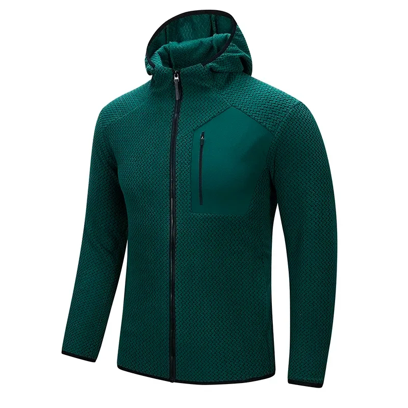 Fashionable and Versatile Warm Hooded Coats, High-quality Men's Zipper Coats for Fall/winter,Casual Sports Fitness Sweatshirts