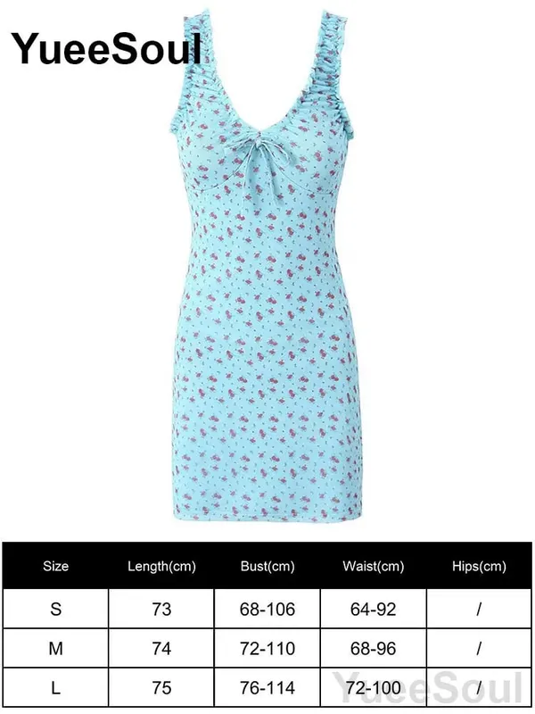 Blue Printed Mini Dress 2026 Summer New Elegant Party Birthday Evening Dresses Y2K Sweet Cute High Street Casual Women Dress — image 38