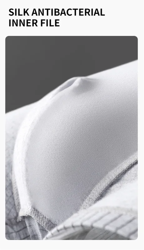 MiiOW 3Pcs Cotton Men's Boxer Underwear AAA Antibacterial Man Boxershorts Seamless Striped Men Underpants Boxer Male Boxer Short