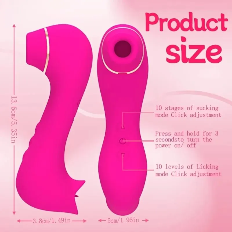 20 Mode Clit Sucker Tongue Licking Vibrator Nipple Clitoris Oral Sex Stimulator G spot Massager Masturbator Erotic Adult Sex Toy — image 3