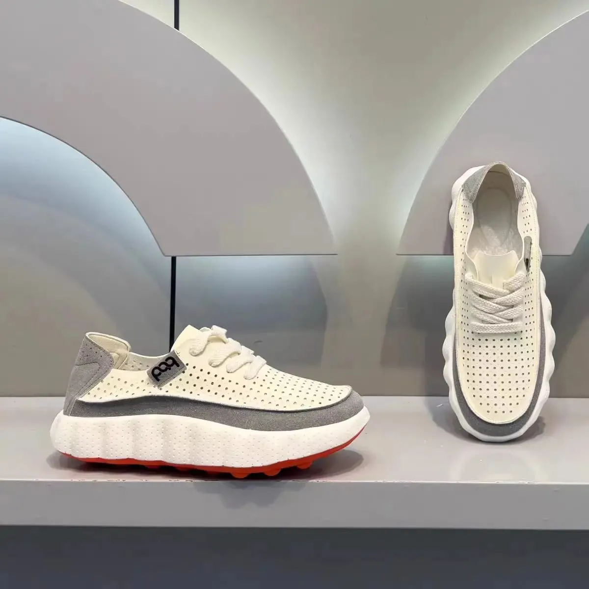 New Summer Men Sneakers Breathable Running Shoes Chunky Platform Casual Shoes Non Slip Male Outdoor Walking Jogging Footwear — image 8