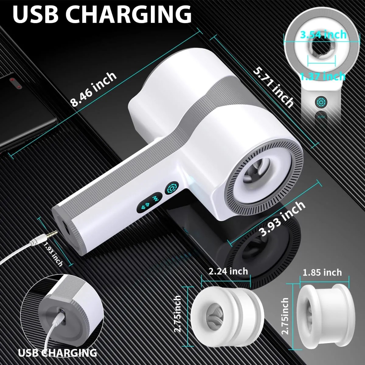 Copo masturbador masculino automático com 5*5*7 impulso rotativo vibratório silencioso mãos livres bolso buceta Stroker 3D brinquedos sexuais para mim