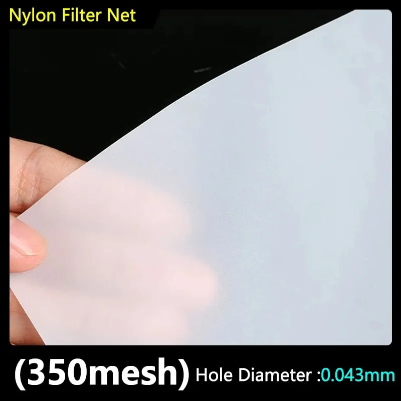 Food Grade Nylon Filter Mesh 80-500 Mesh Reusable Filter Fabric for Wine Drinking Water Kitchen Oil Paint & Ink Purification