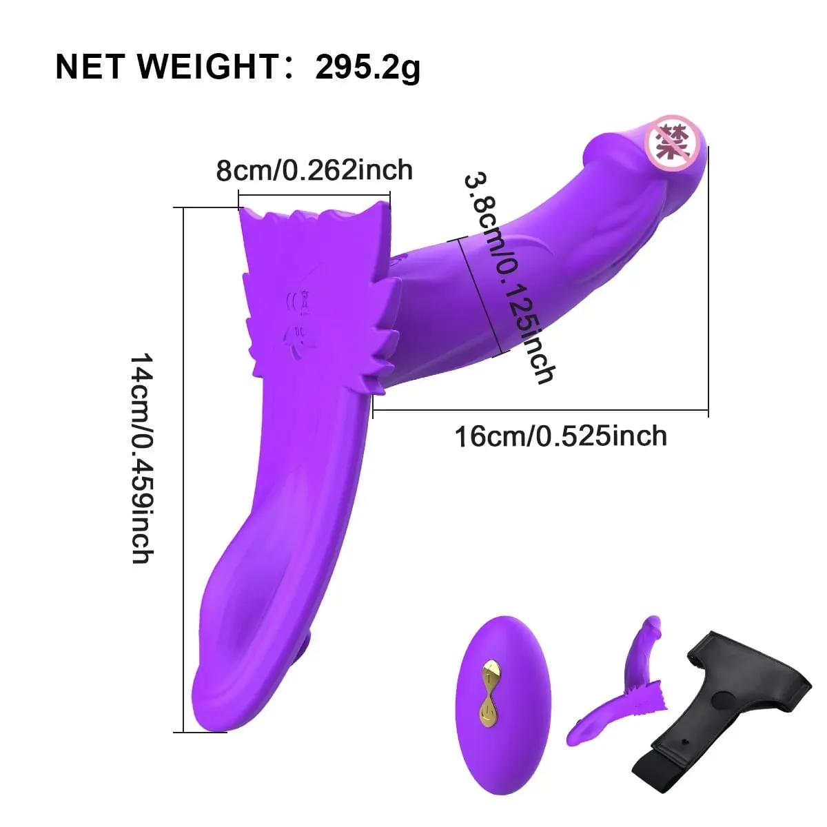 Remote Control Vibrating Silicone Strap On Dildo Harness Adjustable Wearable Pegging Panties for Couples Detachable Dual Stimu — image 3