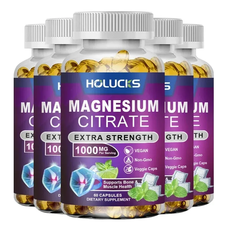 Yimiduk Premium Magnesium Citrate Supplement for Healthy Blood Pressure Bone Density & Overall Wellness Nervous System Vegan — image 9