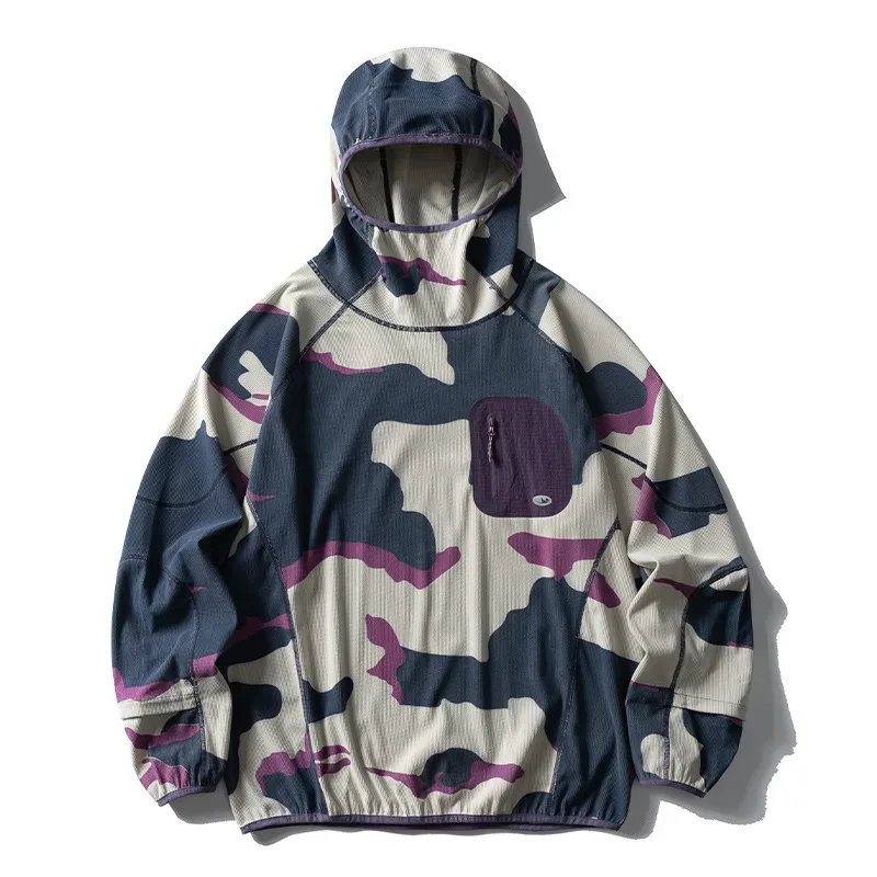 Outdoor Sport Hoodies Men Women Lightweight Fleece Long Sleeve Breathable Pullovers Hooded Sweatshirt Unisex Track T Shirts Tops — image 14