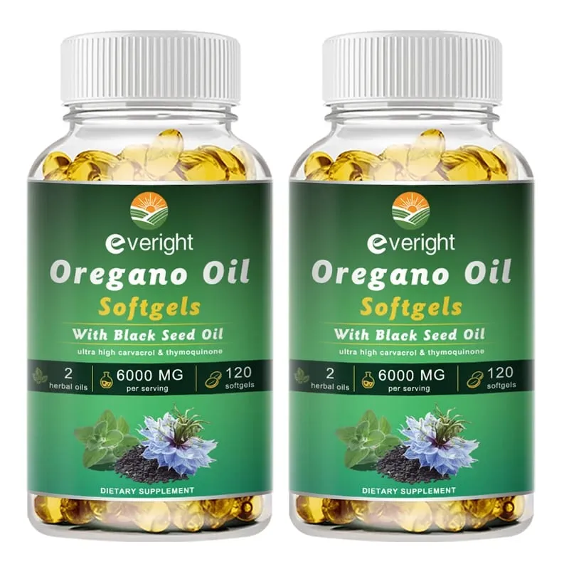 Organic Oregano Oil with Black Seed Oil – Antioxidant Digestive Support Intestinal Flora Balance & Immune System Health — image 9