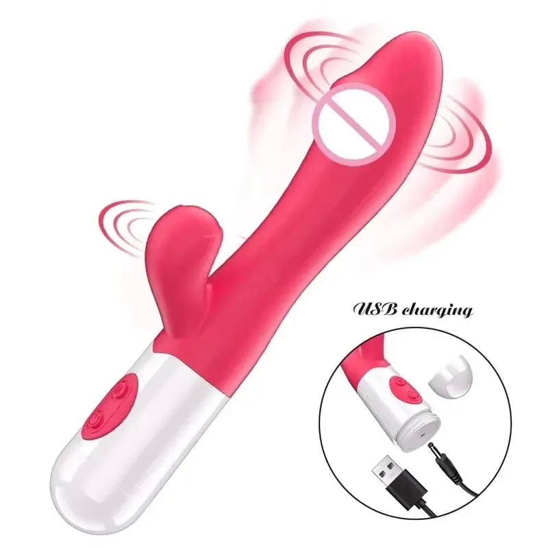 Sex Toys Vibrator Telescopic/Rabbit/Finger Digging G Spot Powerful vibrating AV Magic Wand Clitoris Stimulator Dildo Masturbator — image 17