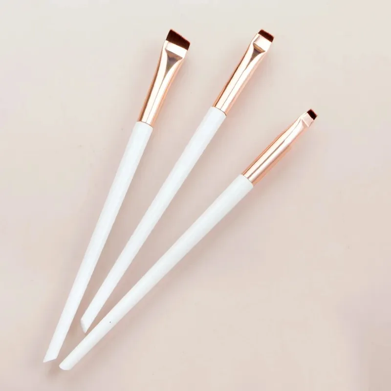 3Pcs/set Blade Eyeliner Brushes Eyebrow Brush Portable Flat Fine Eye Liner Brow Contour Makeup Brush Make Up Tool Wholesale 2025 — image 6