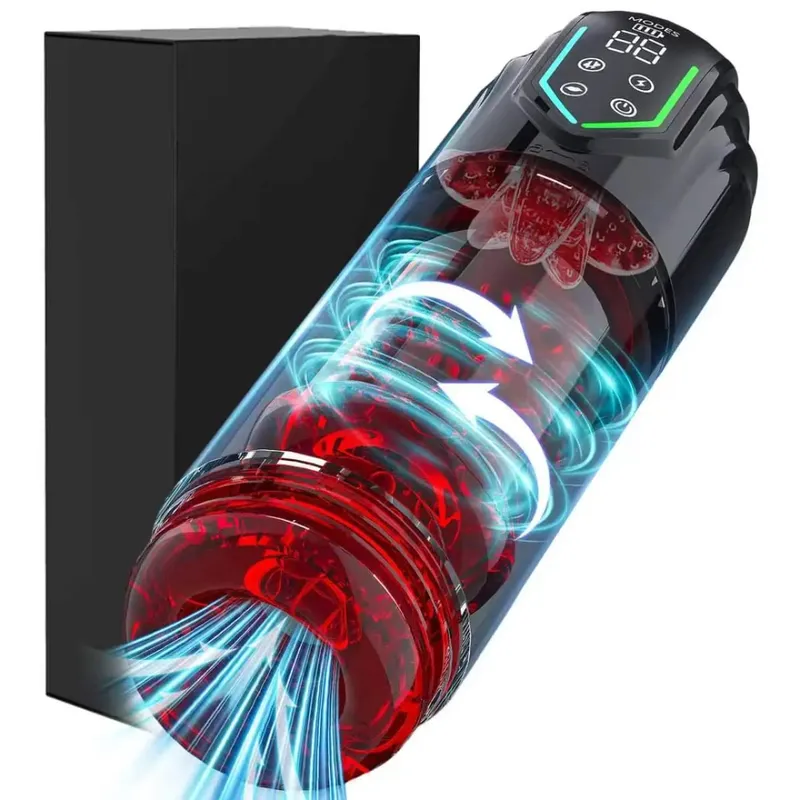 Automatic Male Masturbator Telescopic Rotation Vagina Masturbation Equipment Sex Toys for Men Goods for Adults Piston Mastubator — image 10