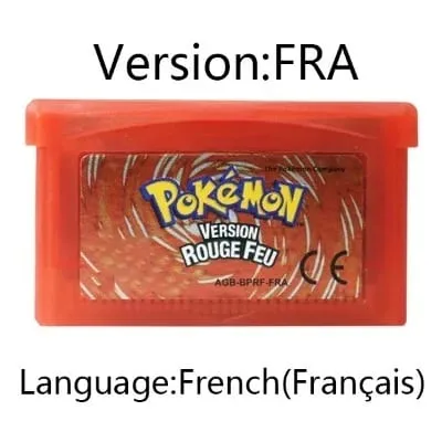 GBA Game Pokemon Series Video Game Cartridge Console Card Pokemon Emerald FireRed Ruby LeafGreen Sapphire Multi-language — image 18