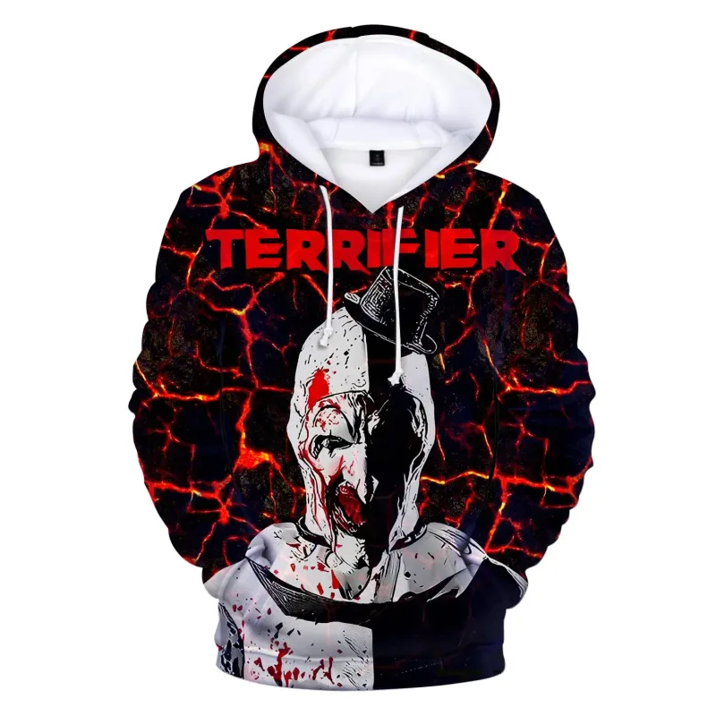 Horror Movie Terrifier 3D Print Hoodies Men Women Casual Streetwear Fashion Hoodie Sweatshirts Pullovers Tracksuits Man Clothing — image 10