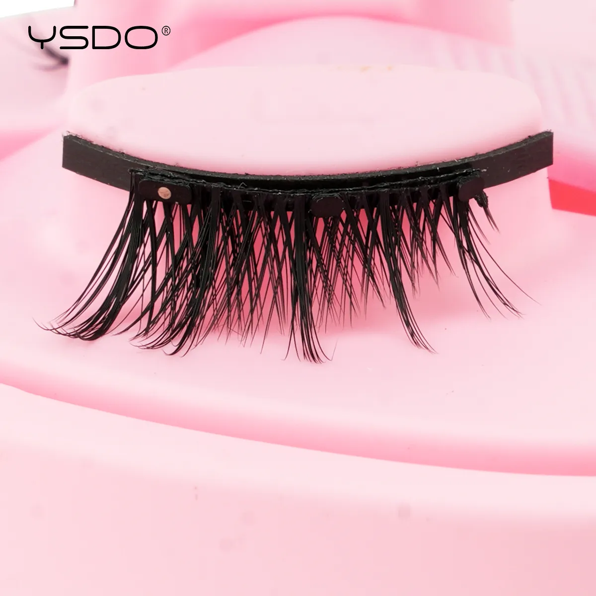 1 Pair Magnetic Eyelashes Fluffy Soft False Lashes With Tweezers Makeup Tool Magnetic Lashes Natural Faux 3D Mink Eyelashes — image 4