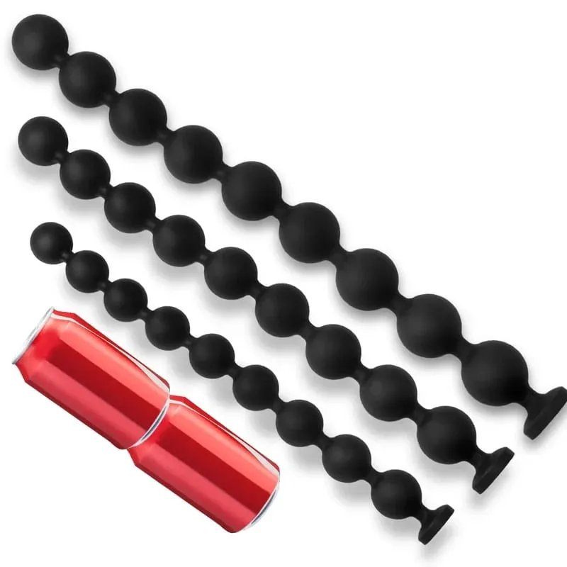 Silicone Anal Beads Dilator Huge Annals Balls Ass Anus But Butt Plug Anal Plug Buttplug Analsex Long Anal Sex Toys for Men Women — image 4