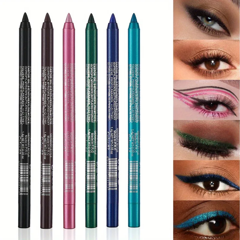Matita per eyeliner perlescente a 17 colori, colorata, impermeabile, a lunga durata, opaca, liscia, facile da indossare, ombretto, penna per eyeliner, trucco per gli occhi — image 24