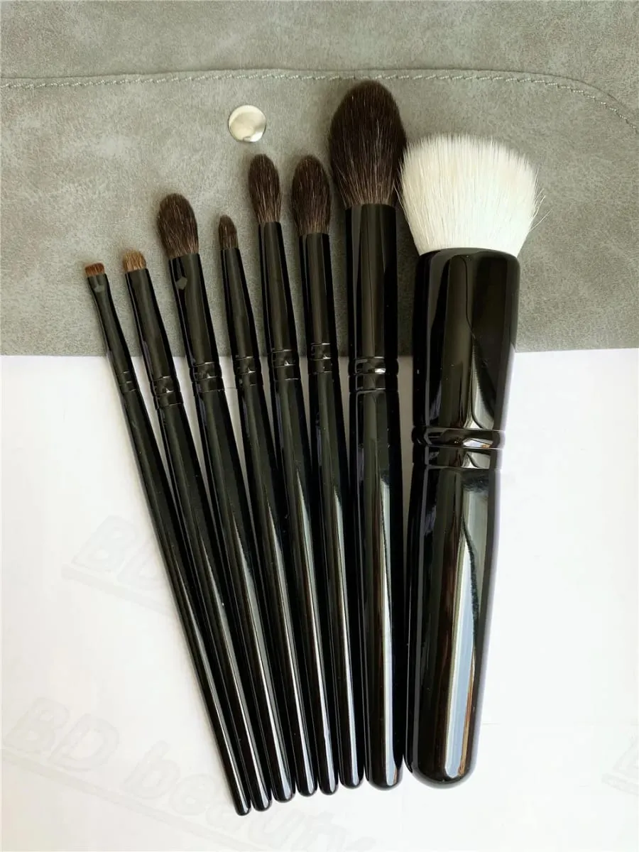 WG Luxury Squirrel Hair Foundation Powder Eye Shadow Crease Blending Makeup Brushes Precision Detail Soft Cosmetic Brush Tools