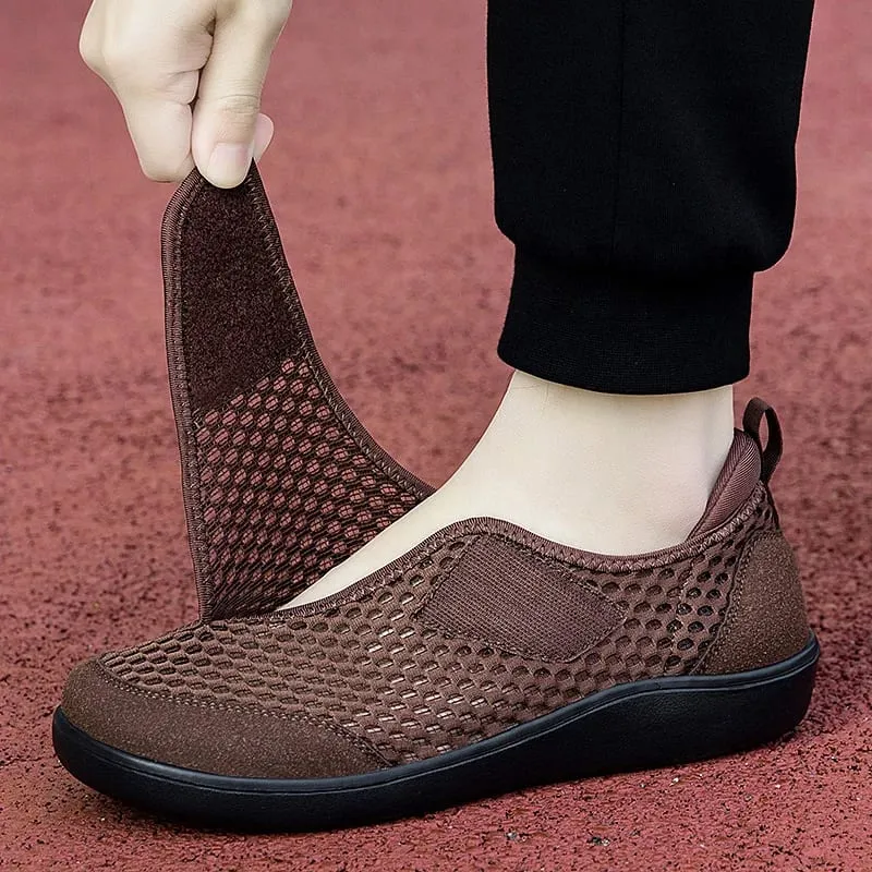 New Casual Orthopedics Wide Feet Swollen Shoes Thumb Eversion Adjusting Sneakers Comfortable Couple Diabetic Shoes Walking Shoes — image 3