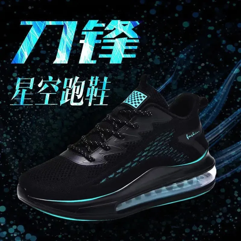2026 New Men's Sneakers Lightweight Breathable Running Shoes Non-slip Shock-absorbing Athletic Sports Shoes Comfortable Casual T