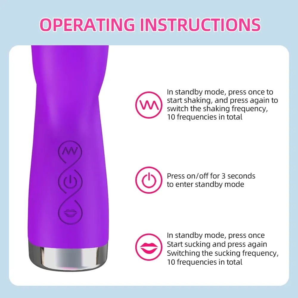Sex Toy Vagina Massager Wand Adult Women Sucking Or Licking Vibrator Female G-Spot Stimulation Dick Clitoris Sucker Lesbian Shop — image 5