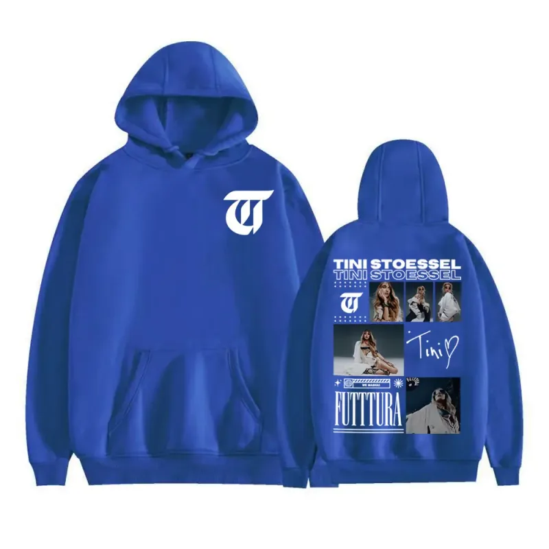 Tini Stoessel Futtura Album Tour 2025 Hoodies Men Women Clothing Fashion Aesthetic Sweatshirts High Quality Fleece Casual Hooded — image 9