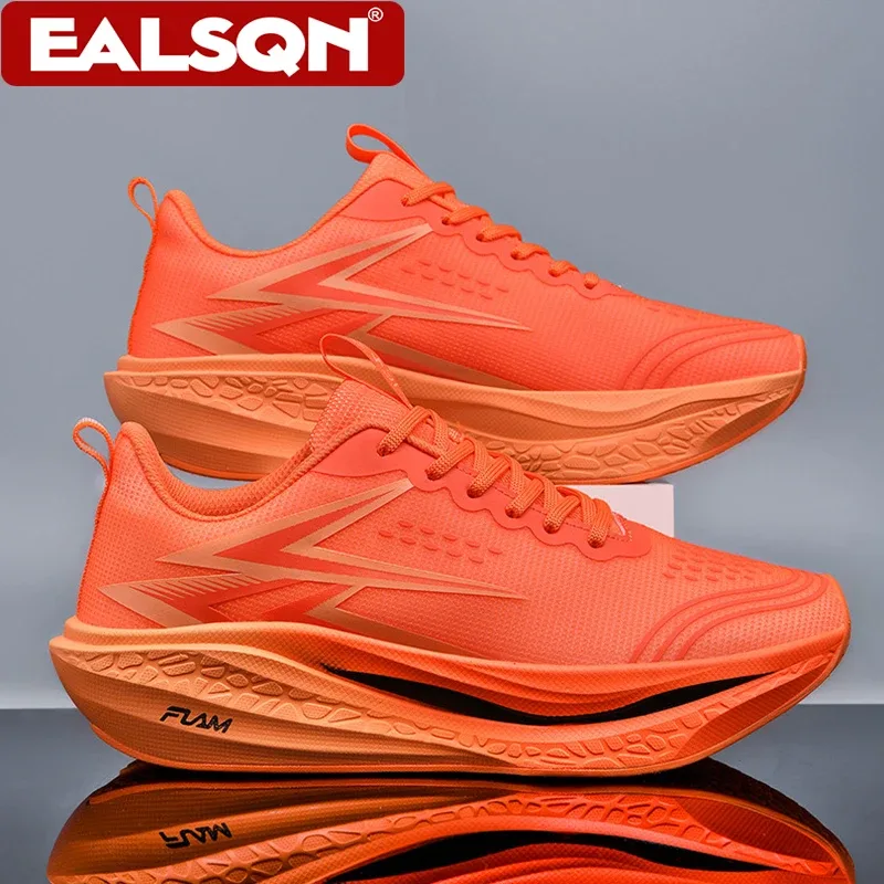 New Running Shoes Men's Speciality Marathon Sports Sneakers Breathable Lightweight Carbon Board Women's Athletic Tennis Non-skid — image 9