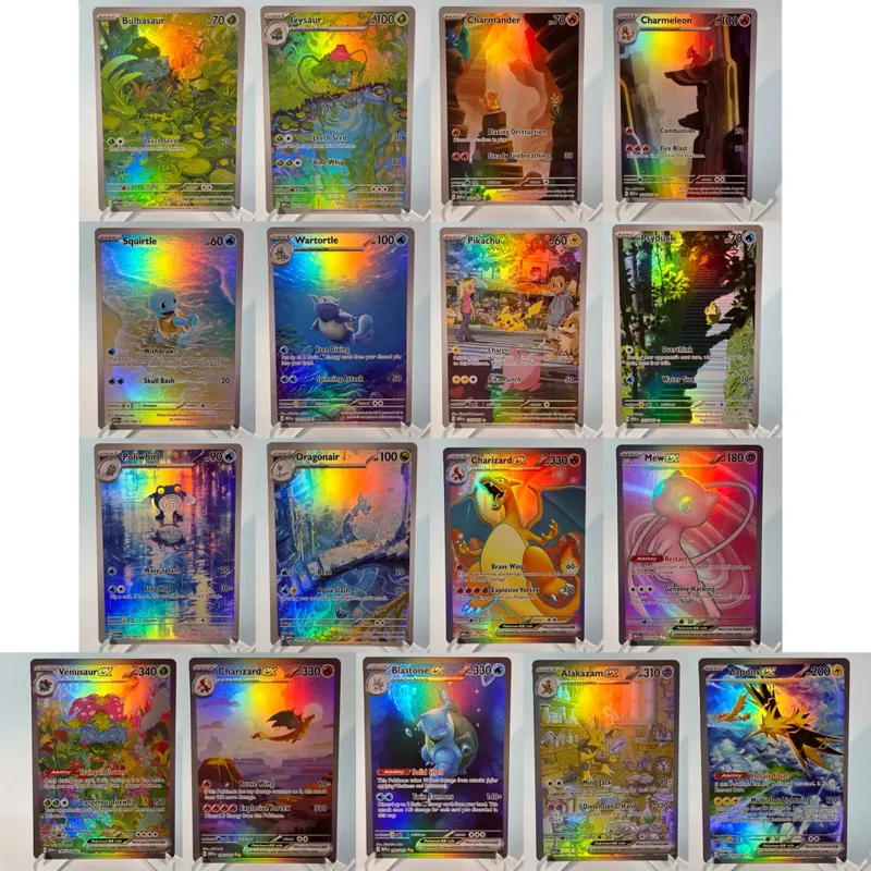 Base Set Surging Sparks PKM Cards PTCG123 BUNDLE GX Rainbow Holographic Ex GX Rare Collection Battle Toys Gifts for Hobbies — image 16