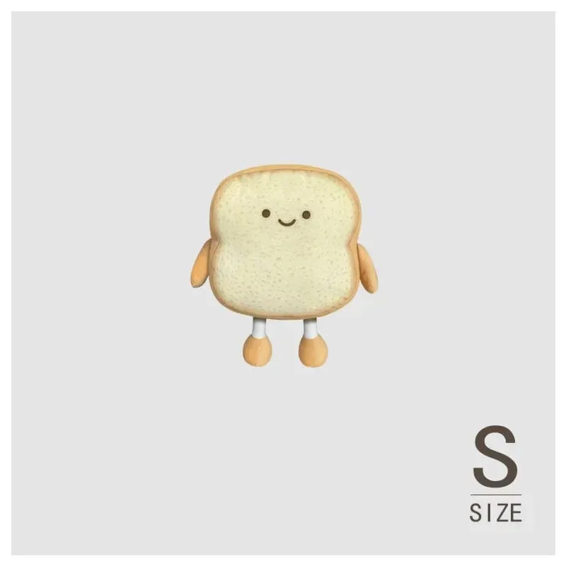 NEW Happy Sad Toast Plush Toy Sleeping Baby Stuffed Pillow Sofa Back Cushion Children Baby Birthday Present Gift Home Decor