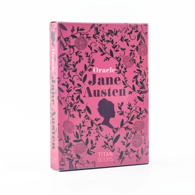 Jane Austen Oracle Deck 40-Card Literary Divination Set Regency-Style Illustration Tarot Cards 10.3*7.3cm