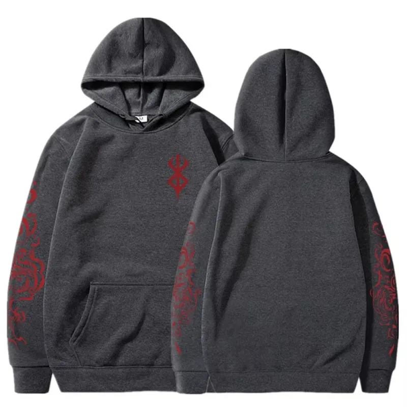 Anime Berserk Acid Hoodies Printed Men Women Fashion Long Sleeve Harajuku Goth Clothing Aesthetic Streetwear Sweater Oversized — image 5