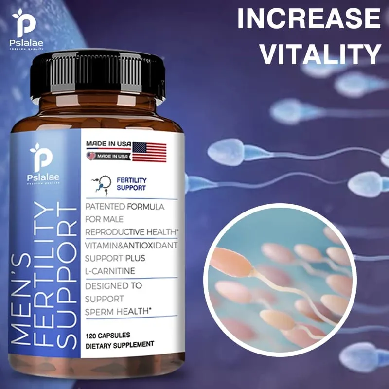 Fertility Capsules for Men Increase Sperm Quality Vitality Sperm Motility Count Booster Support Supplement — image 1