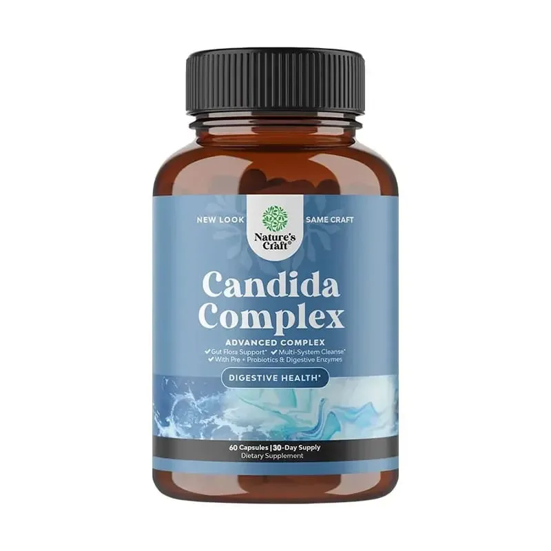 Candida Complex - Probiotik dan Enzim Pencernaan Ramuan Semulajadi Untuk Menyokong Kesihatan Penghadaman dan Keseimbangan Flora Usus — image 8