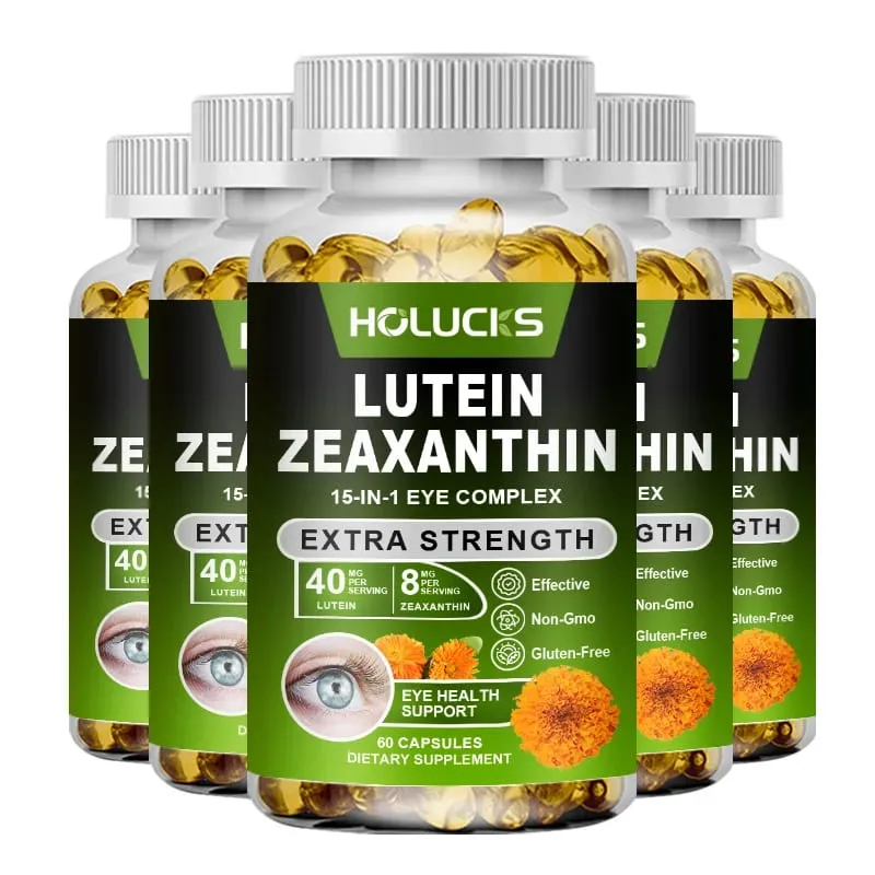 Advanced Lutein & Zeaxanthin Supplement with Vitamin E for Macular Health & Sharp Vision Lens Clarity & Night Vision Non-GMO