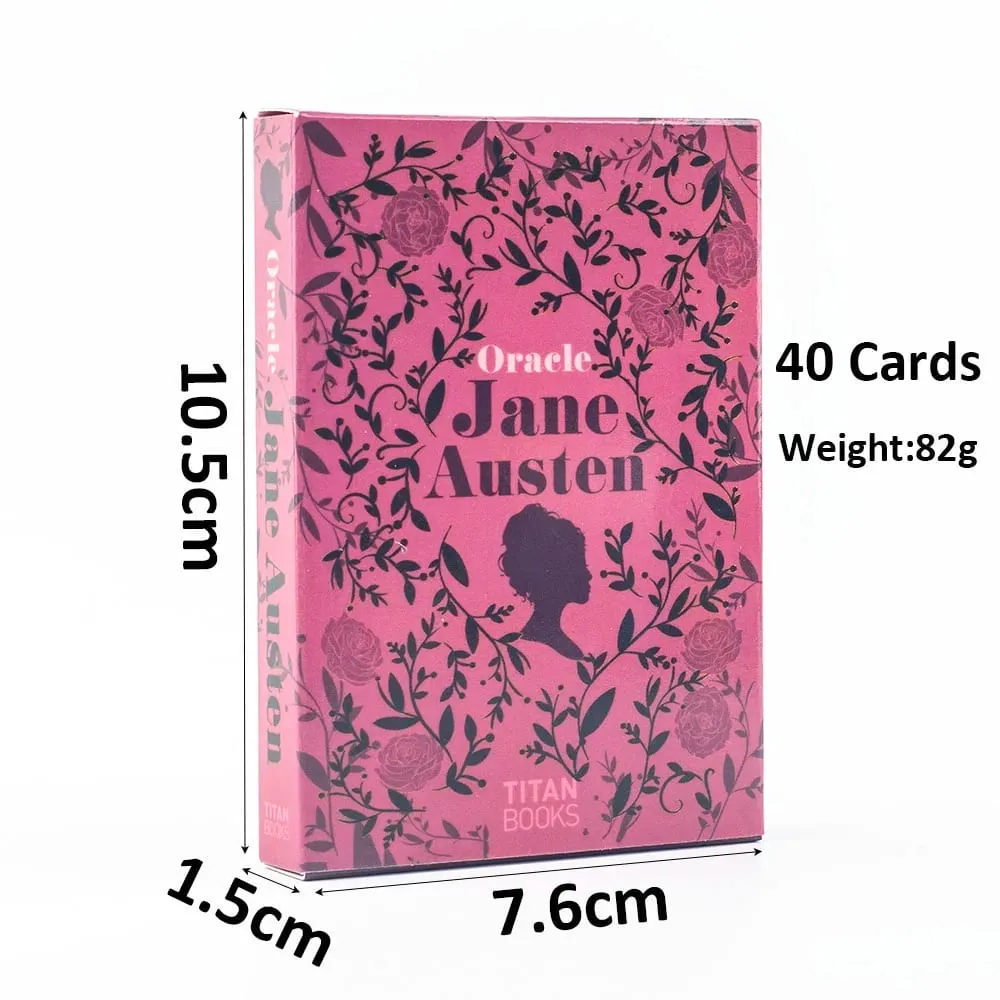 Jane Austen Oracle Deck 40-Card Literary Divination Set Regency-Style Illustration Tarot Cards 10.3*7.3cm — image 3