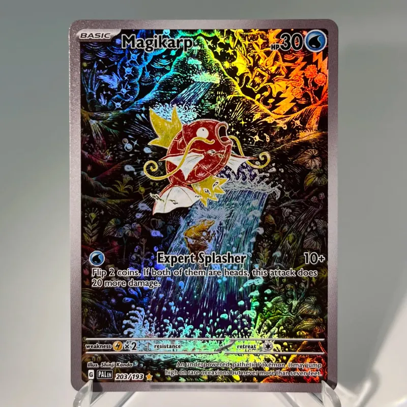 OBF PAL ASR Cards PTCG4-B EX Rainbow Ninetales Cleffa Charizard Rare Collection Battle Toys Gifts for Hobbies — image 15