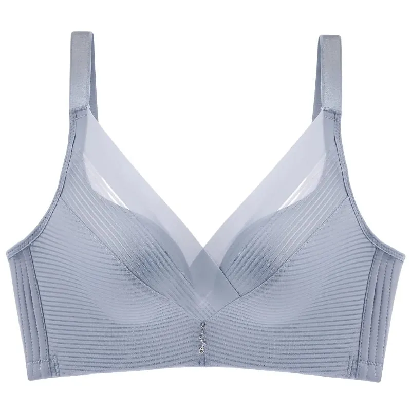 Bra Seksi untuk Wanita Bralette Push Up Lingerie Nyaman Nirkabel Pakaian Dalam Solid Wanita — image 8