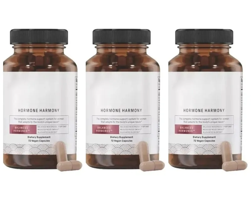 Κάψουλες Hormone Harmony με Φυσικό Βοτανικό Συμπλήρωμα Υποστήριξη Ευεξίας για Γυναίκες Ανακούφιση Εμμηνόπαυση Ορμονική Ισορροπία 72 Αριθμός
