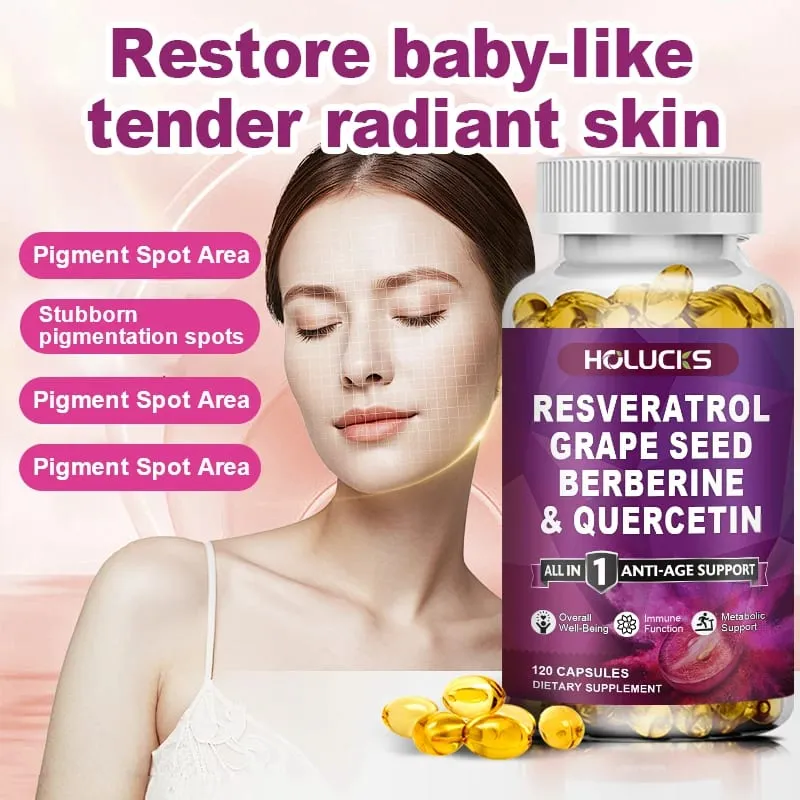 Resveratrol Supplement Boost NAD+ level Anti-Aging Immune Support Improve Metabolic Promote Overall Wellness — image 4
