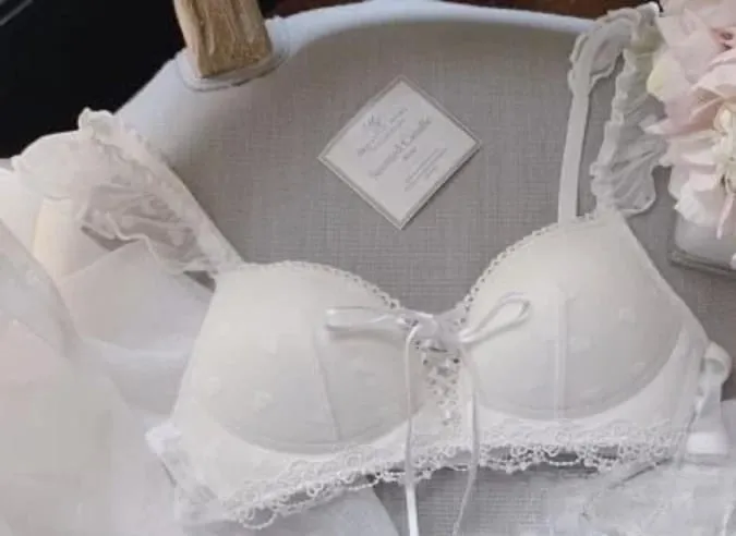Cute German Style Bralette Set Wireless Lace Training Bra for Teens Sweet First Bra for Small Chest Comfortable Girls Lingerie — image 10